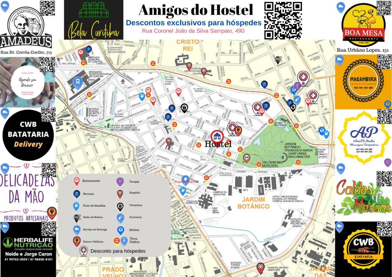 Bela Curitiba Hostel Exterior foto